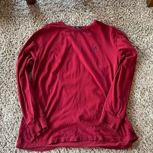 Men’s large Polo by Ralph Lauren red cotton crew neck